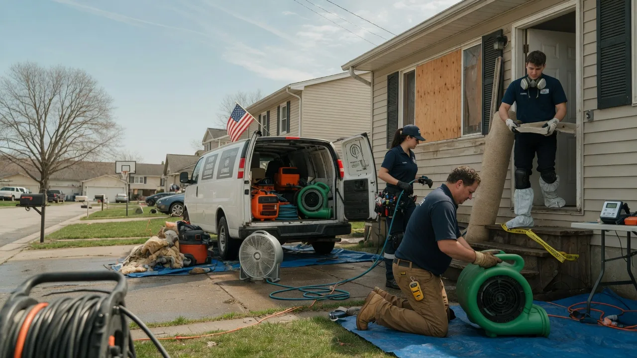 Water Damage Restoration in Gypsum, OH near me